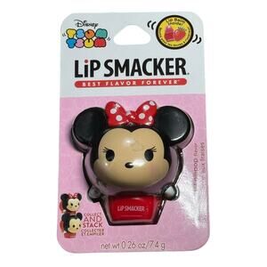 [LIP SMACKER] DISNEY Tsum Tsum Lip Balm Stackable MINNIE Strawberry Lollipop